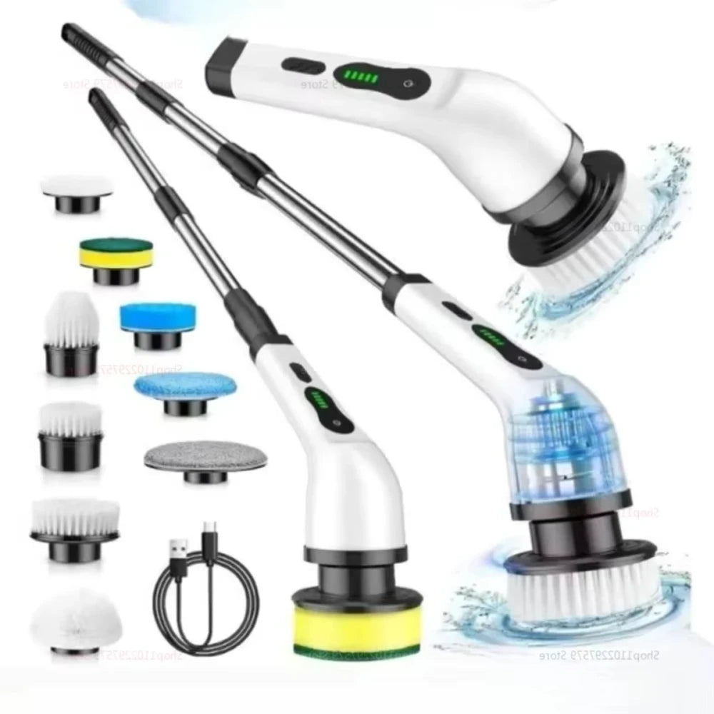 Cordless Spin Scrubber 9-in-1 | Electric Cleaning Brush