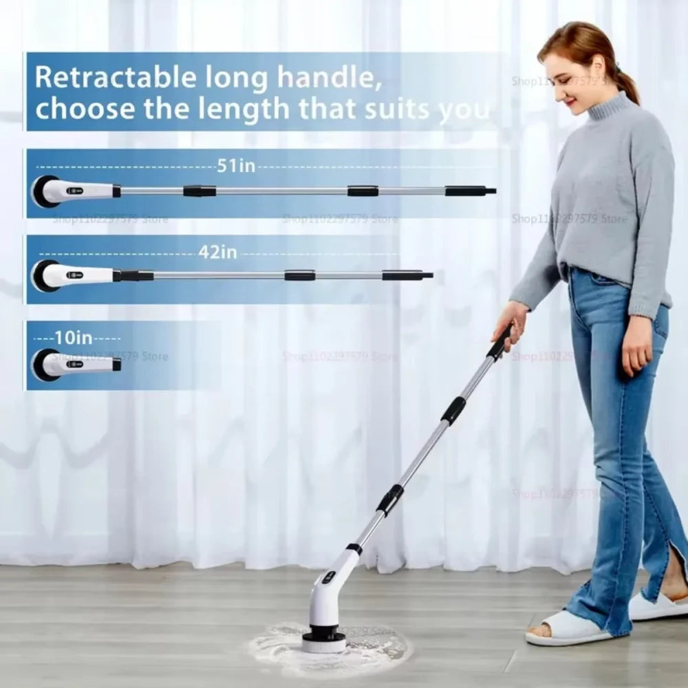 Cordless Spin Scrubber 9-in-1 | Electric Cleaning Brush