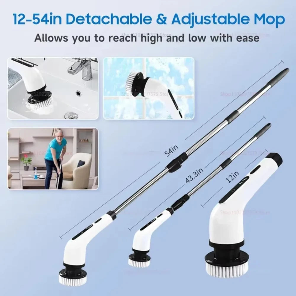 Cordless Spin Scrubber 9-in-1 | Electric Cleaning Brush
