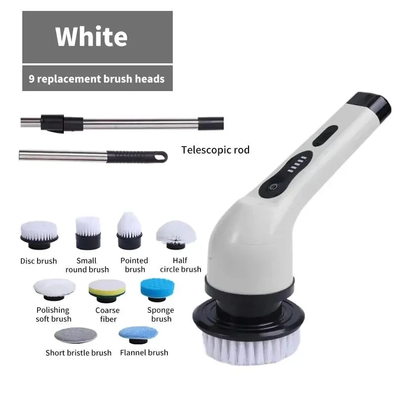 Cordless Spin Scrubber 9-in-1 | Electric Cleaning Brush