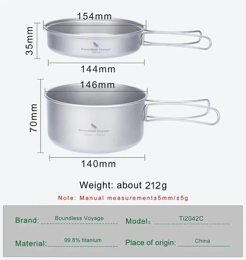 Boundless Voyage Titanium Cookware Set